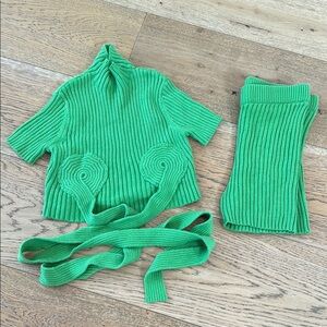 WinWin Green Knit Set